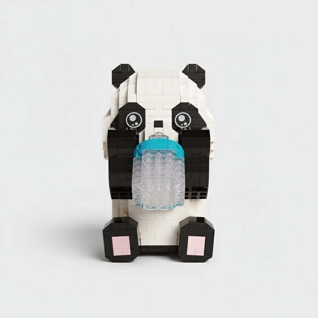 Baby panda | Building bricks