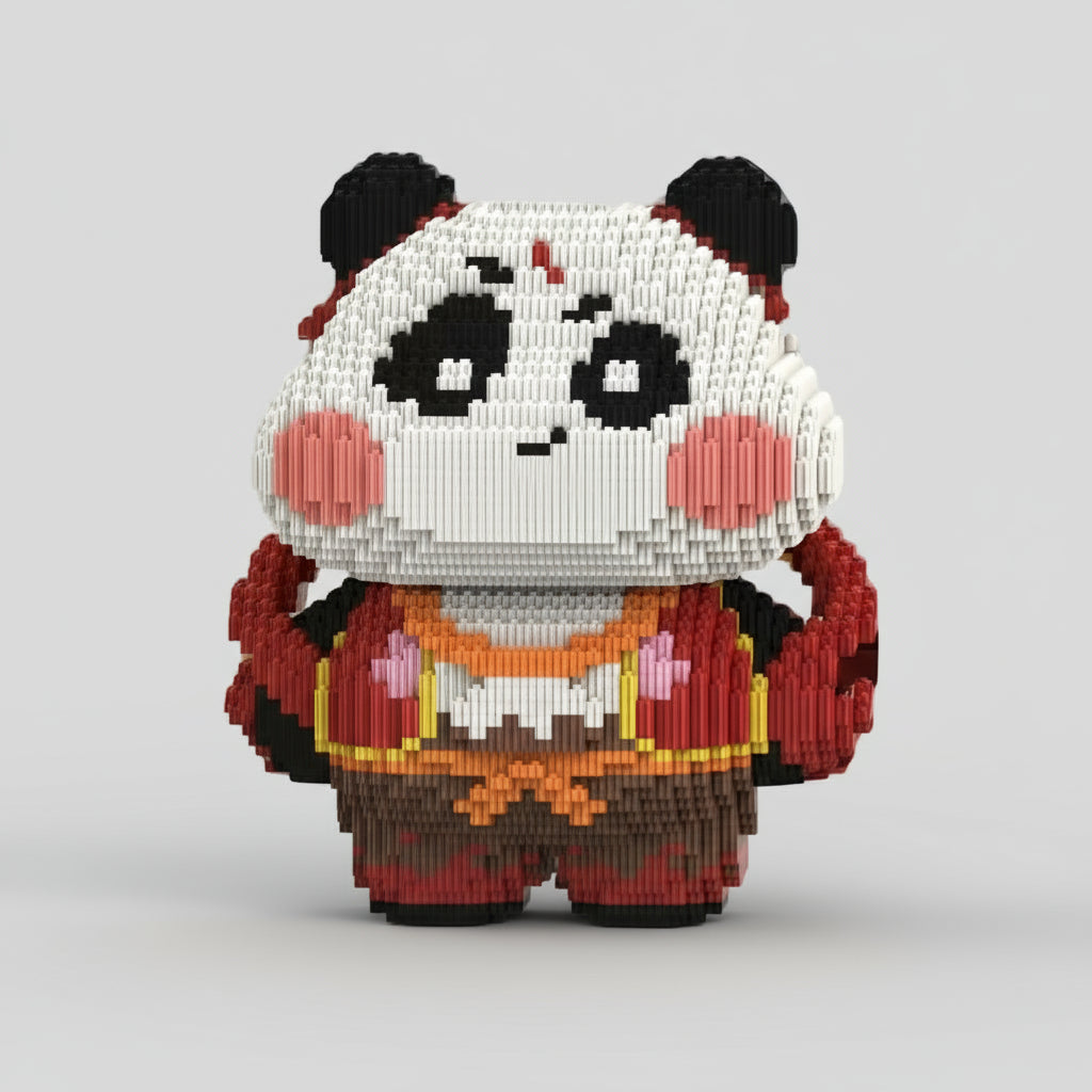 Funny lucky bear | Building blocks