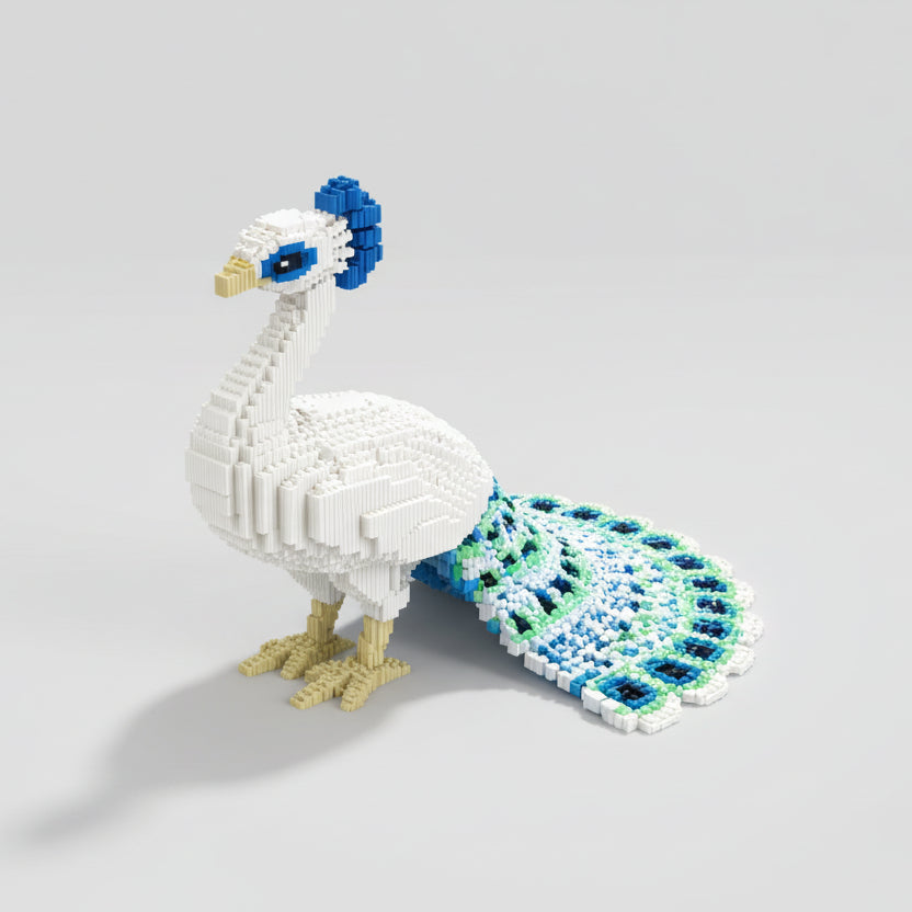 White peacock | Building blocks