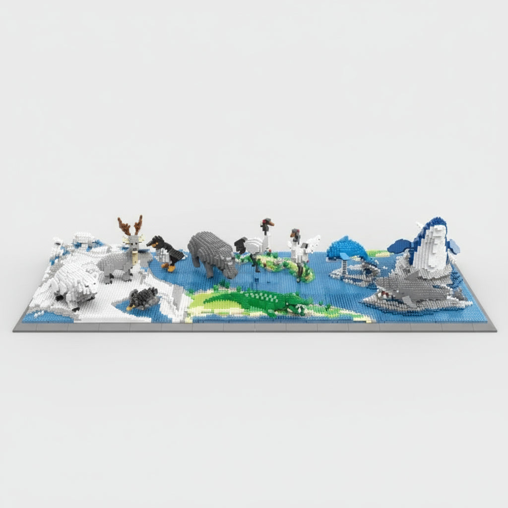 Alle Water En Ijsdieren Bouwblokjes