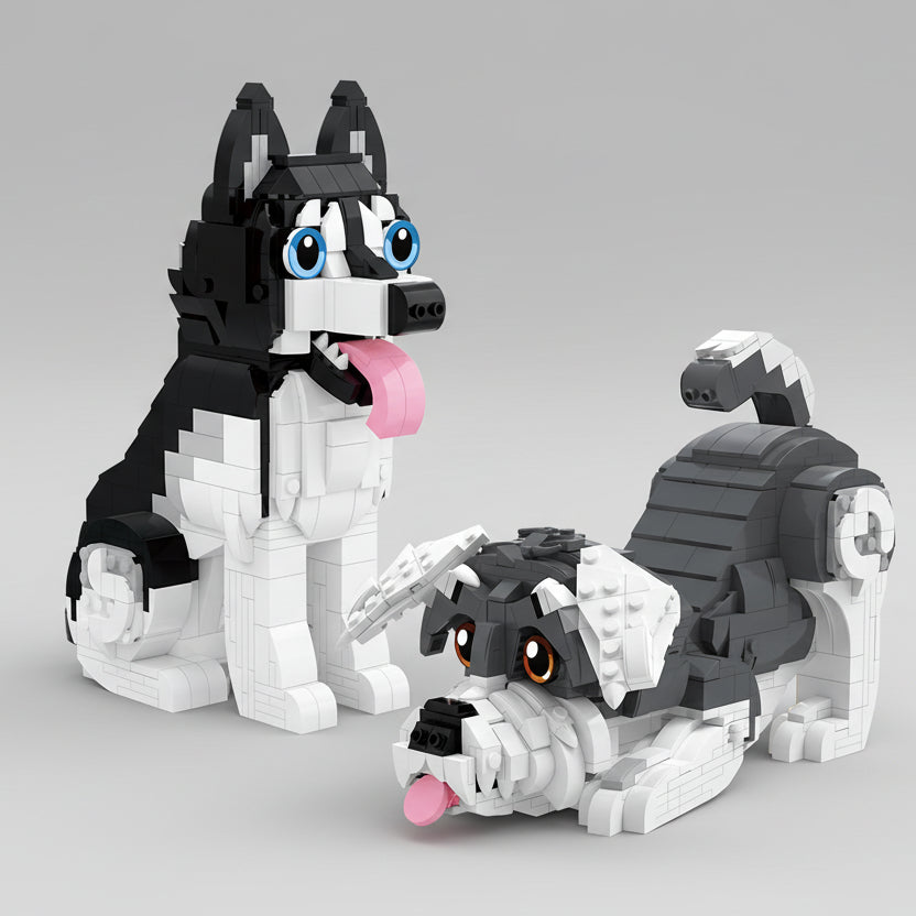 Lying Schnauzer | Building blocks
