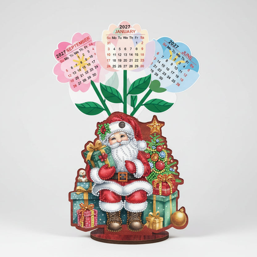 Sitting Santa Claus | Calendar | Diamond Painting
