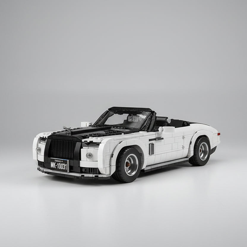 White saloon car | Building blocks