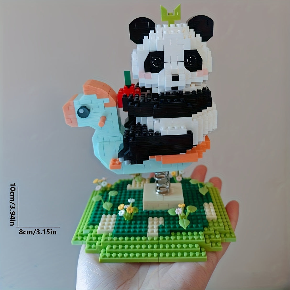 Panda on a seesaw | Building blocks
