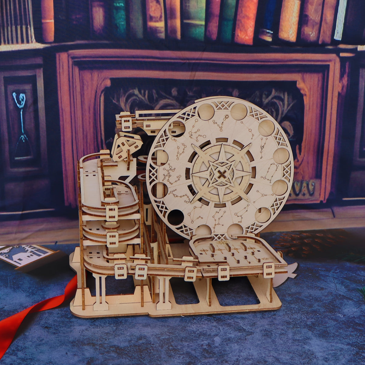 Mechanical Marble Run | Wooden Construction Kit