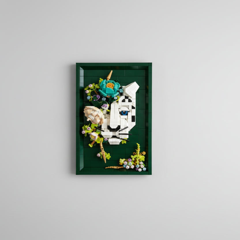 3D Leopard Painting | Building blocks
