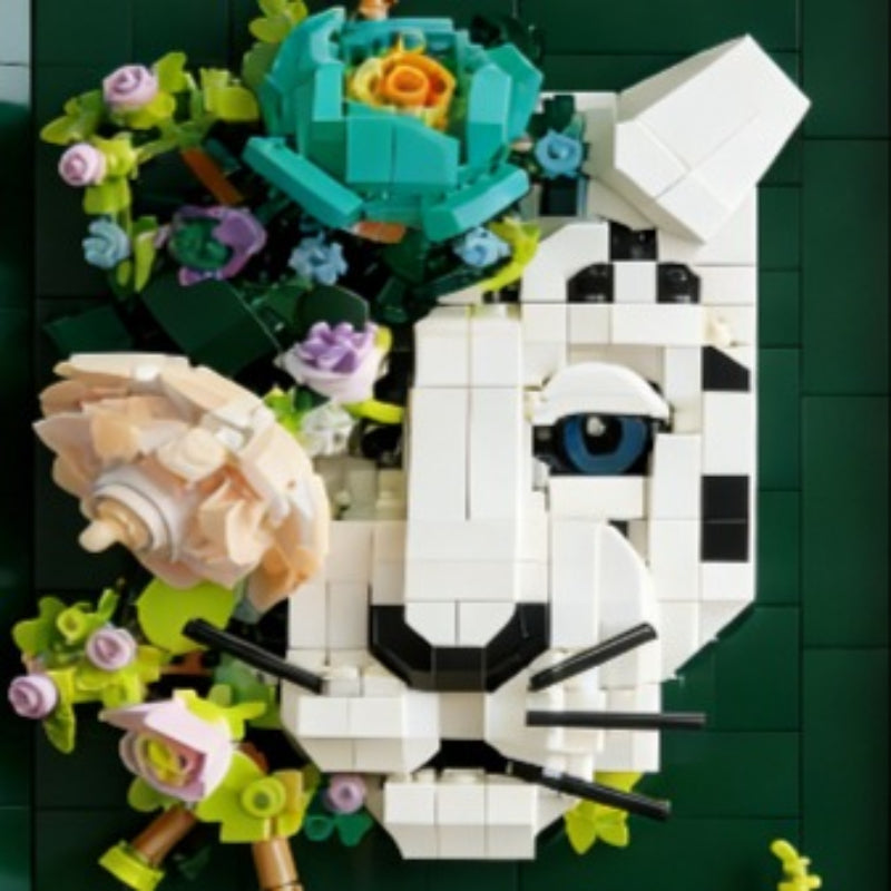 3D Leopard Painting | Building blocks