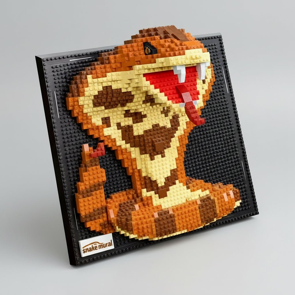 Snake on Building Plate | Building Blocks