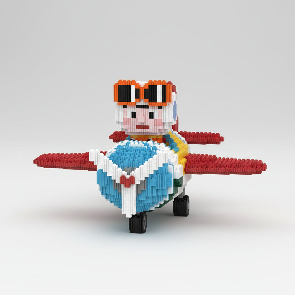 Pilot in Airplane | Building Blocks