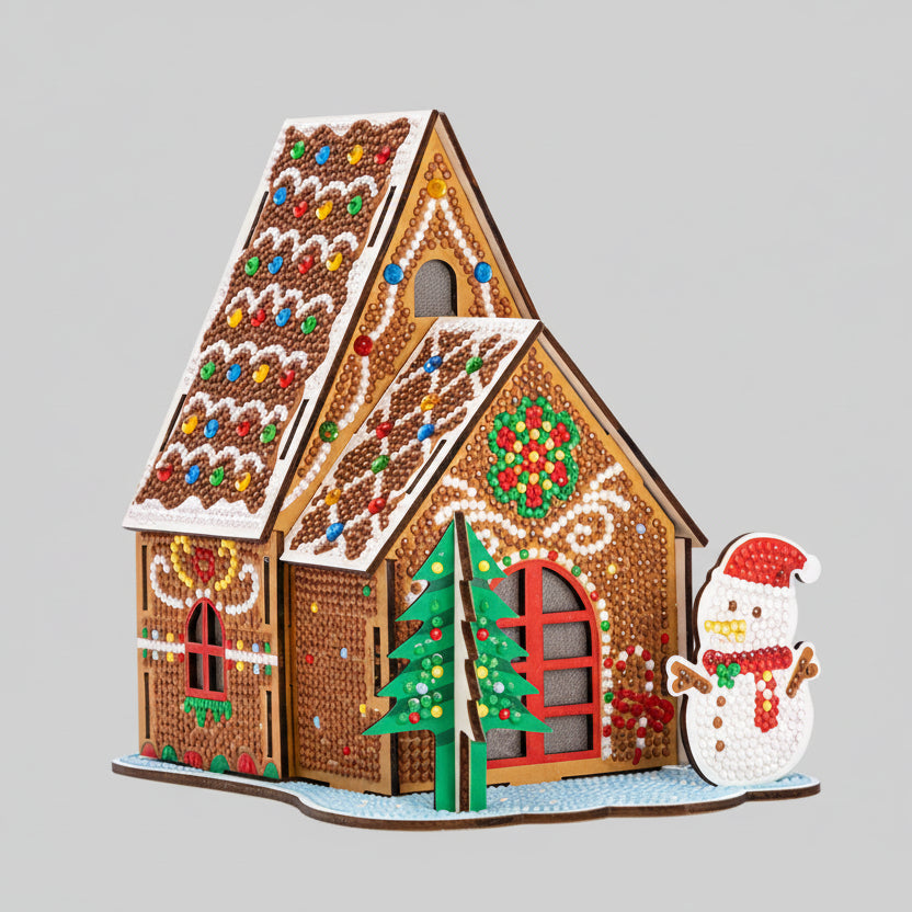 Christmas House | Building Kit | Diamond Painting