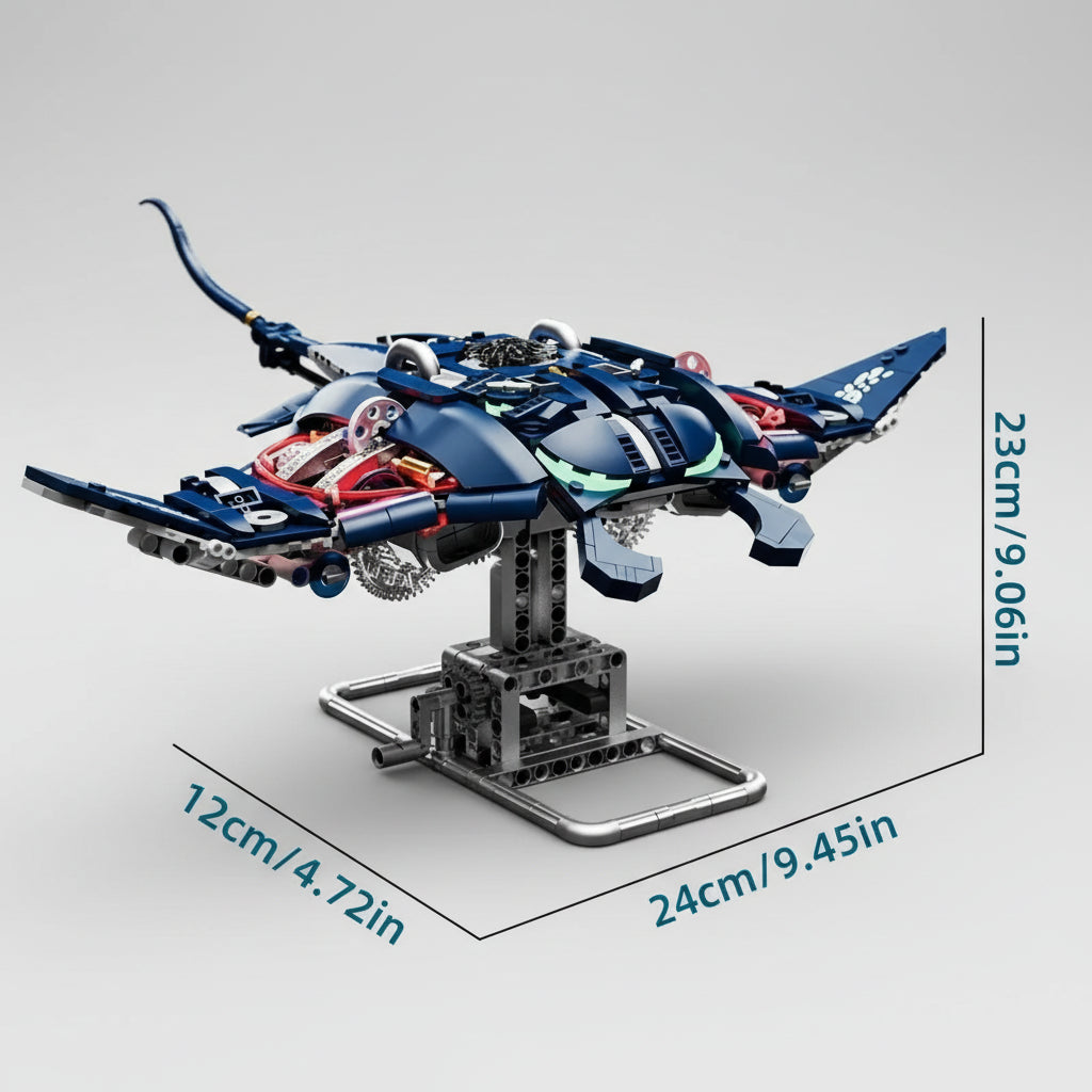 Moving Manta Ray | Building Blocks