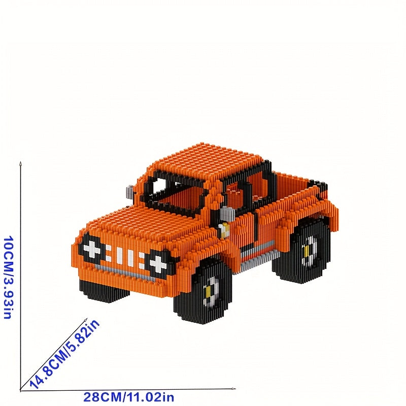 Orange Truck | Building Blocks