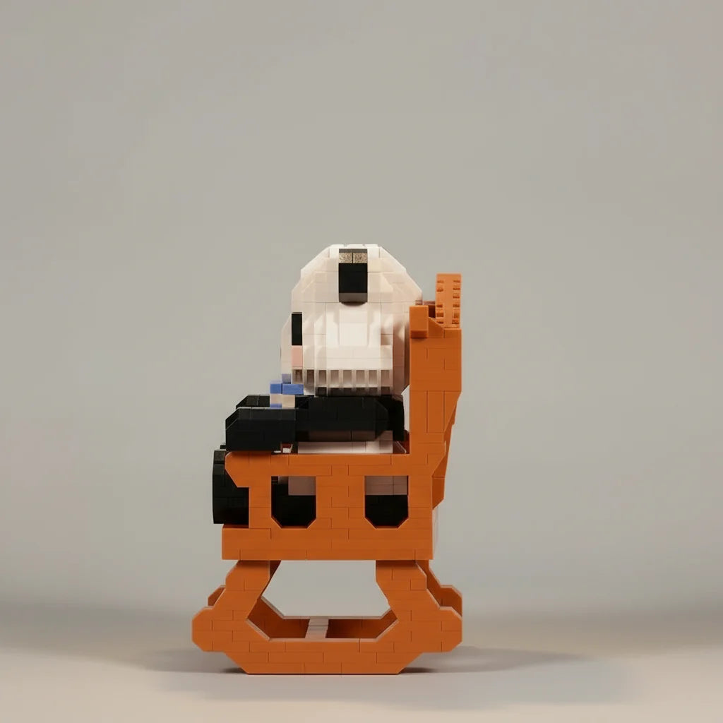Panda on Chair | Building Blocks