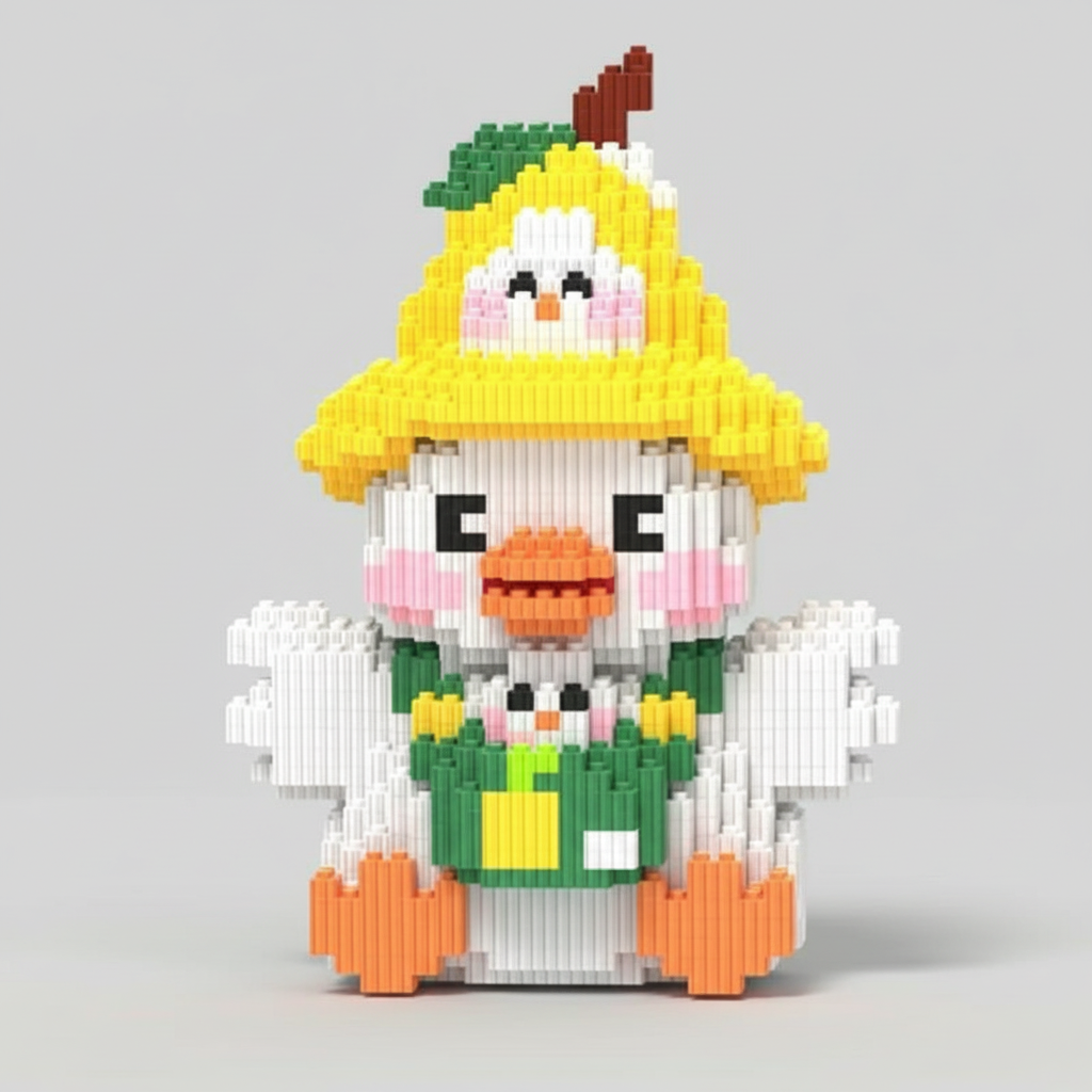 Chick with Hat | Building Blocks