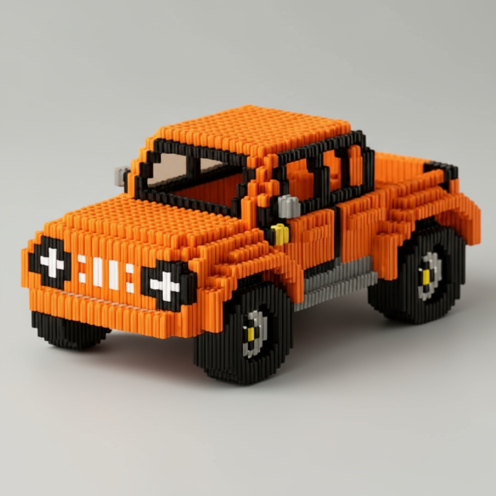 Orange Truck | Building Blocks