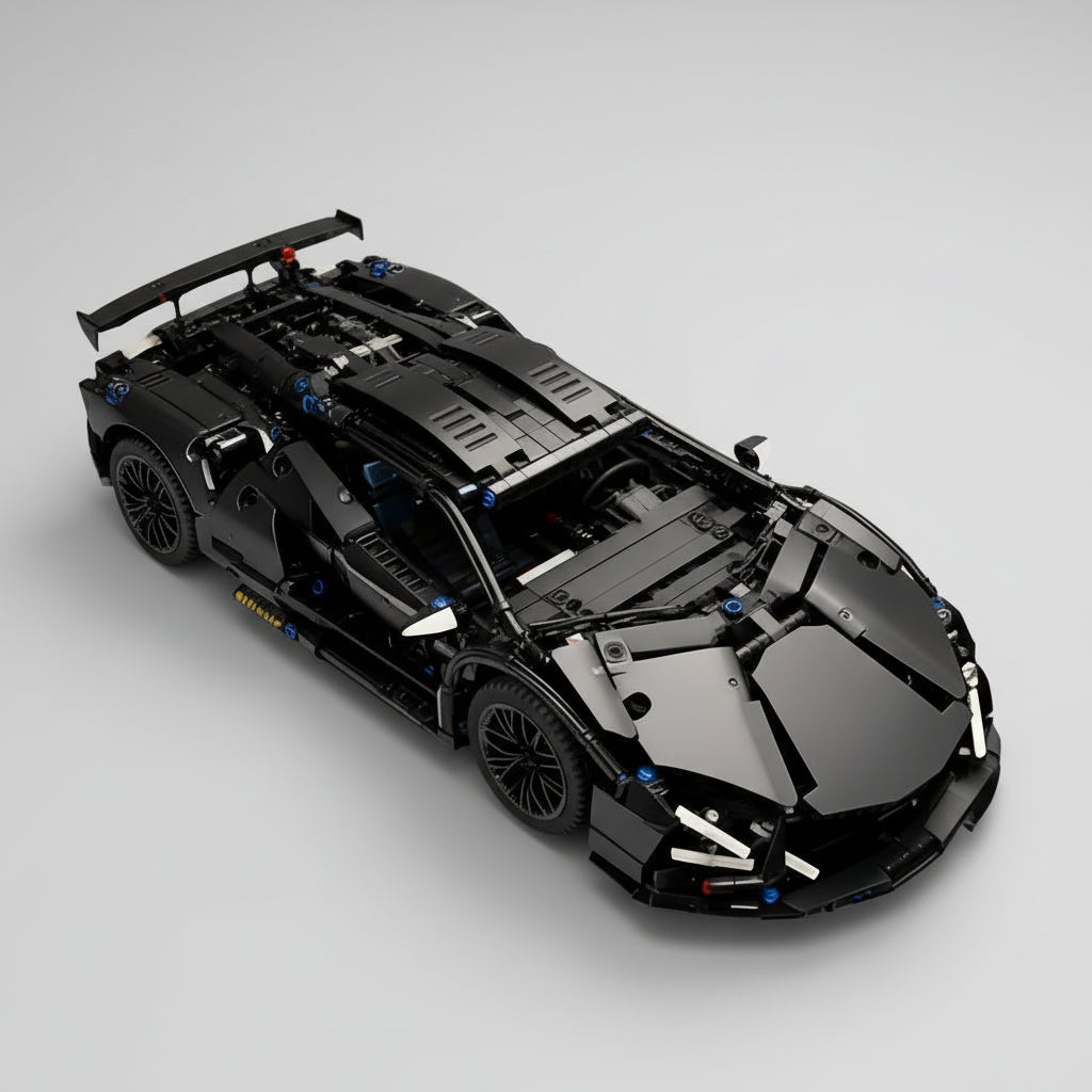 Black supercar | Building blocks