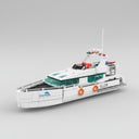 White dolphin boat | Building bricks