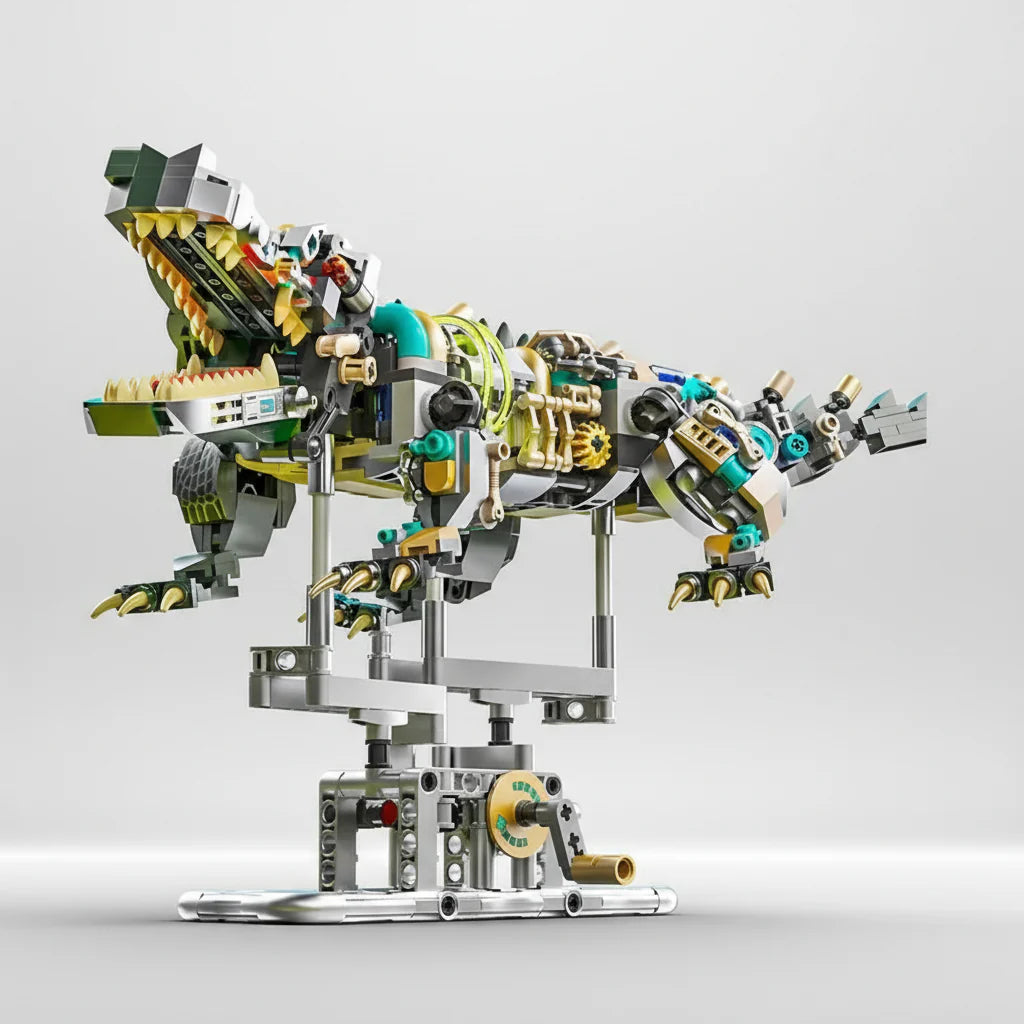 Moving crocodile | Building Blocks