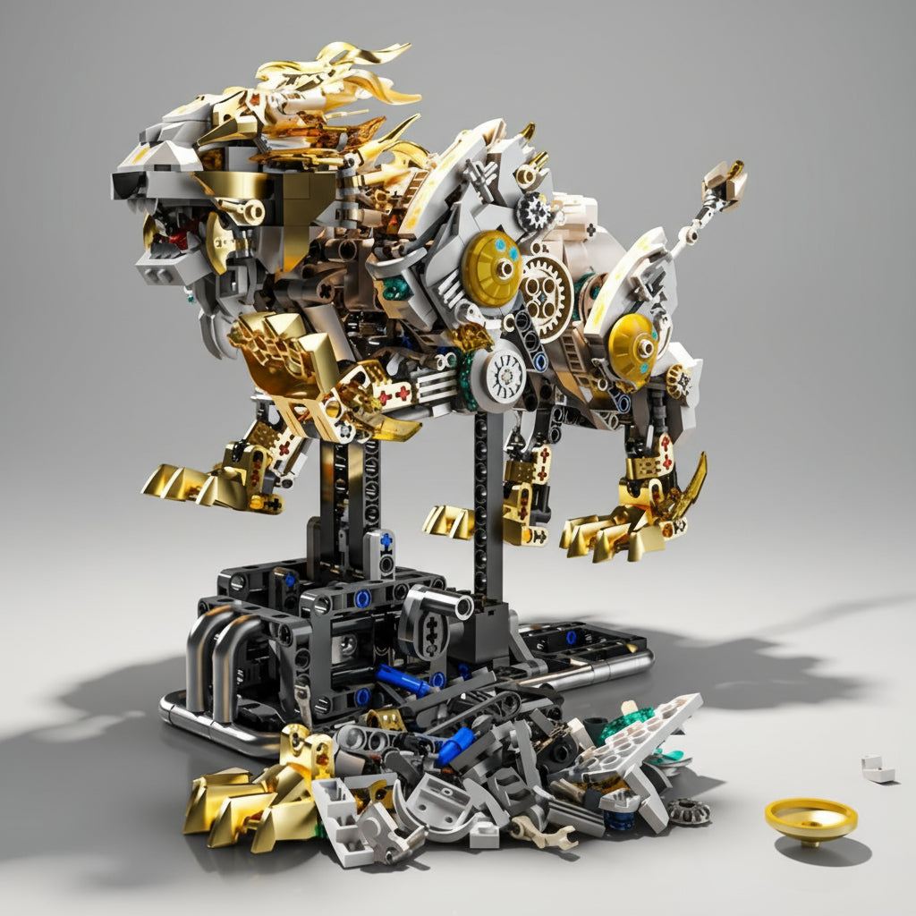 Moving Lion | Building Blocks