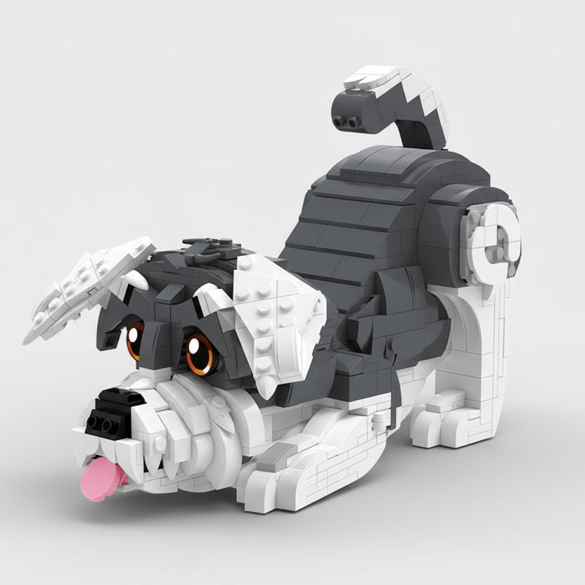 Lying Schnauzer | Building blocks