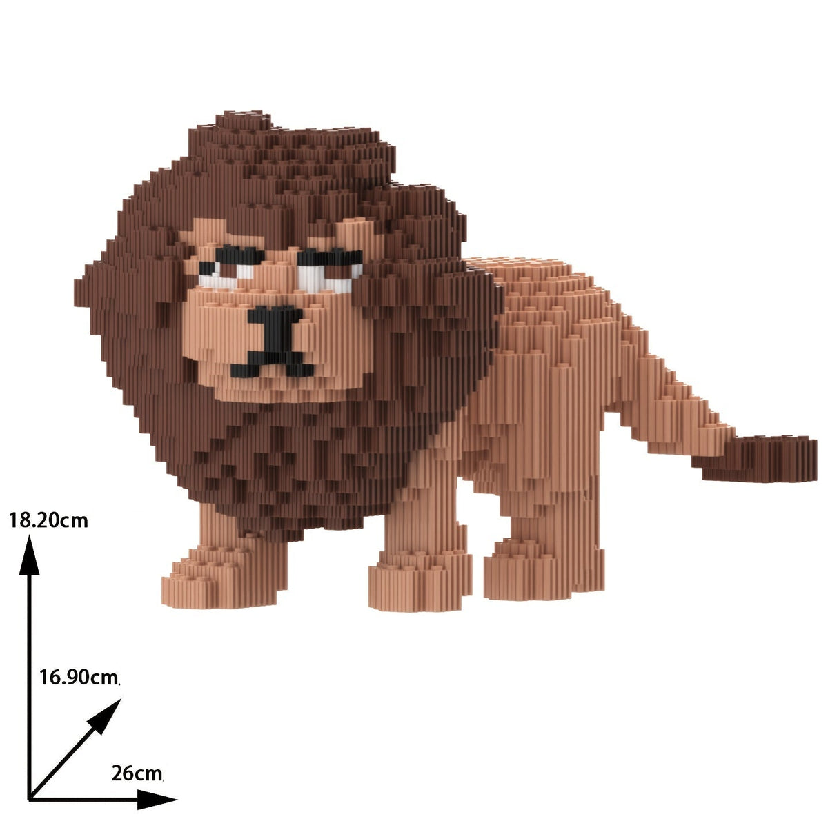 Brown lion | Building blocks