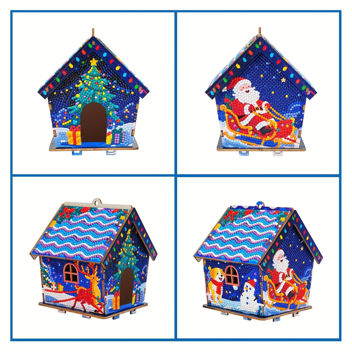 Christmas House | Hanger for the Tree | Diamond Painting