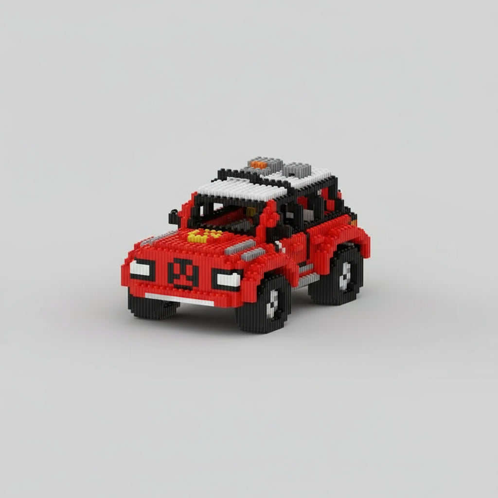 Red truck | Building blocks