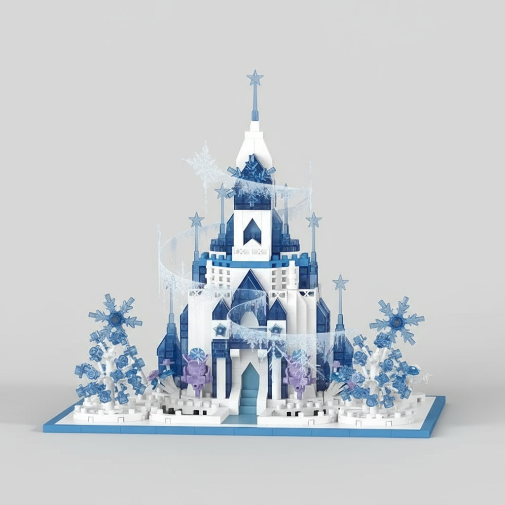 White fairy-tale castle | Building bricks