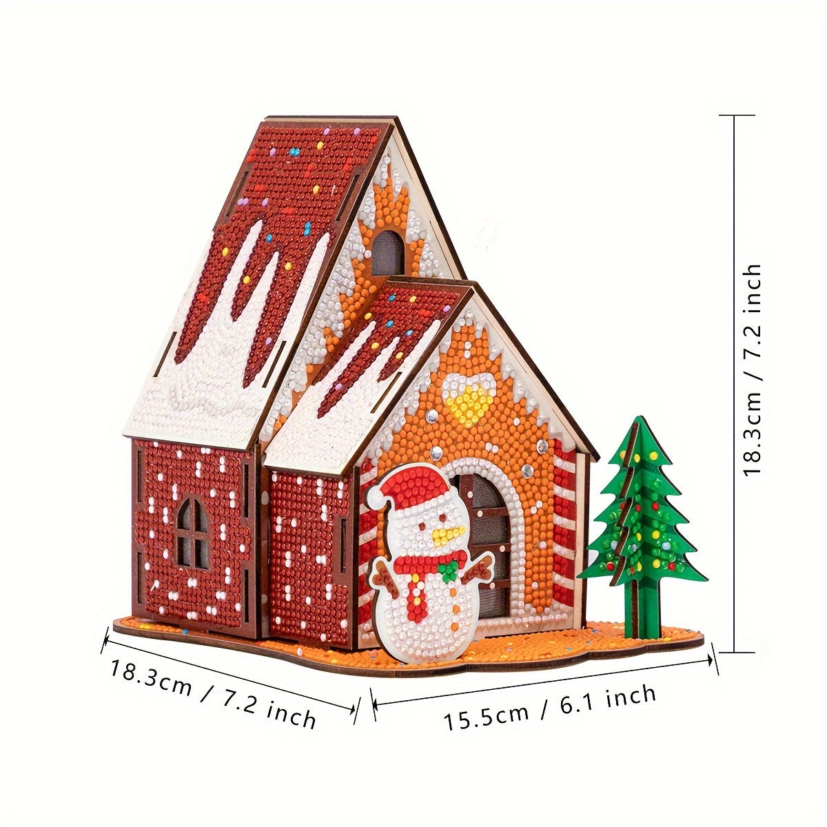 Christmas House | Building Kit | Diamond Painting