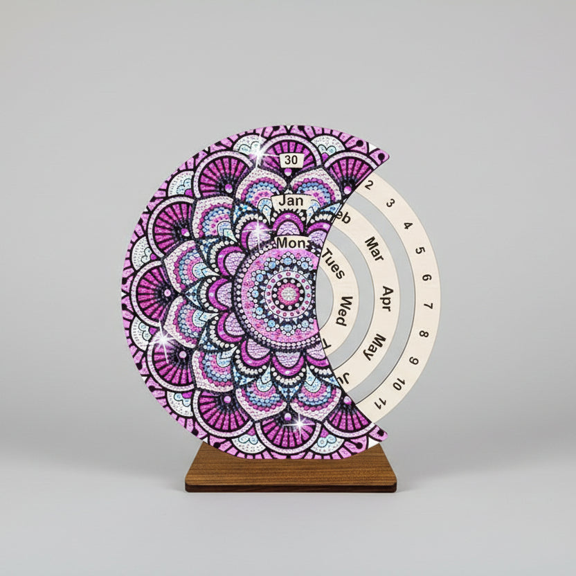 Purple Mandala | Calendar | Diamond Painting