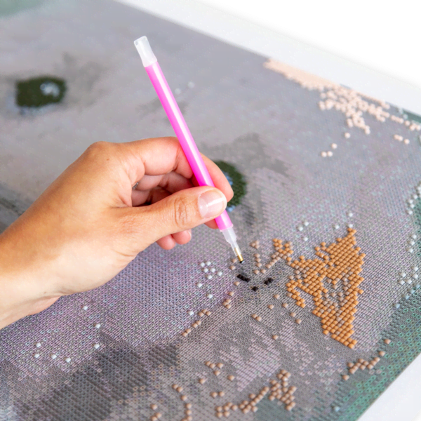 5D Santa Claus by Train | Diamond Painting