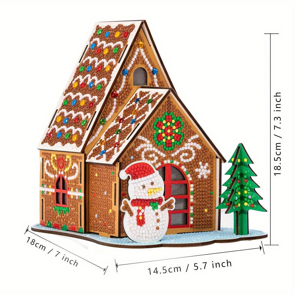 Christmas House | Building Kit | Diamond Painting