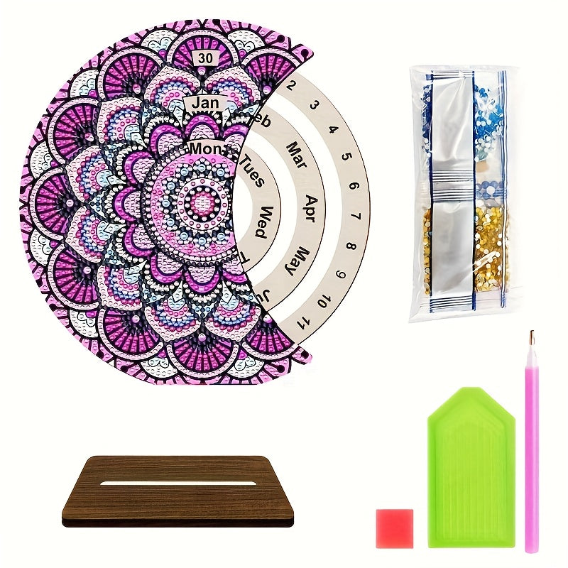 Purple Mandala | Calendar | Diamond Painting