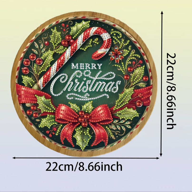 Merry Christmas | Serving tray | Diamond painting
