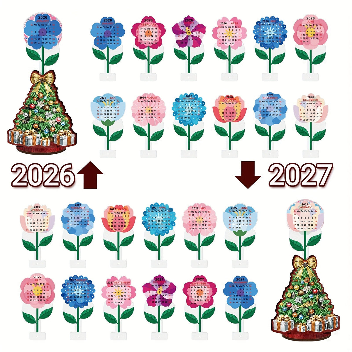 Christmas Tree | Calendar | Diamond Painting