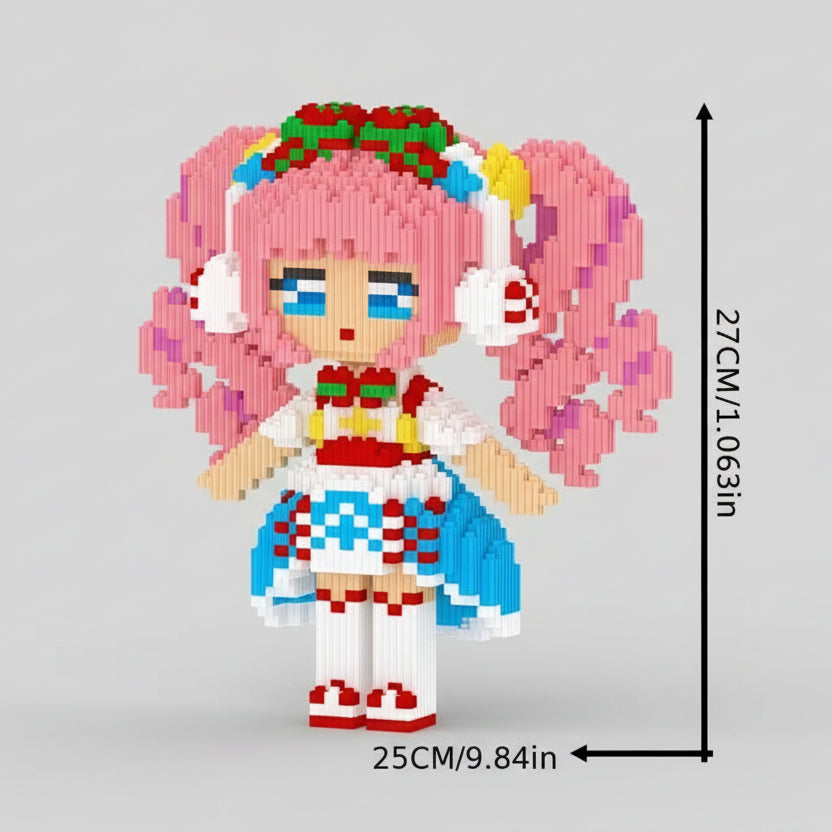 Girl with Pink Hair | Building Blocks