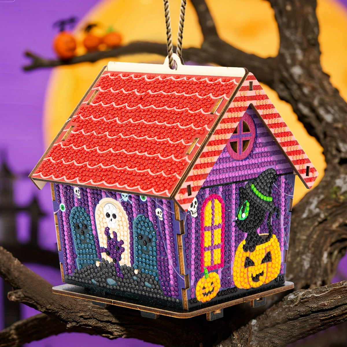 Halloween House | Hanger | Diamond Painting