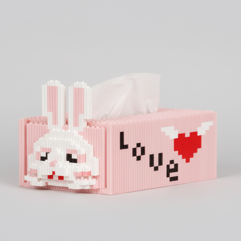 Rabbit Tissue Box | Building Blocks