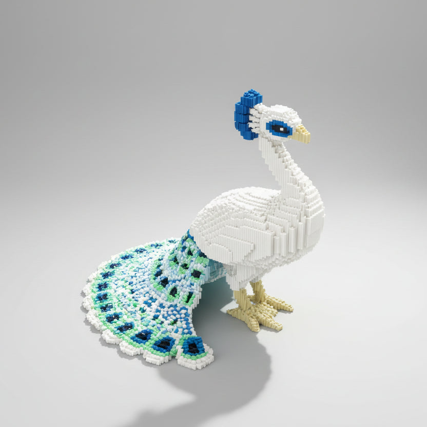 White peacock | Building blocks