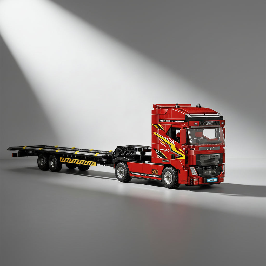 Large red truck | Building blocks