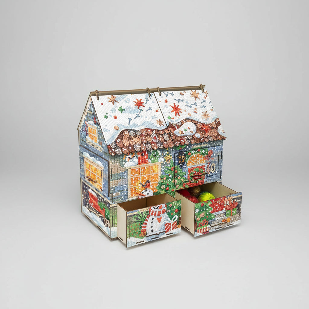 House with Drawers | Building Kit | Diamond Painting