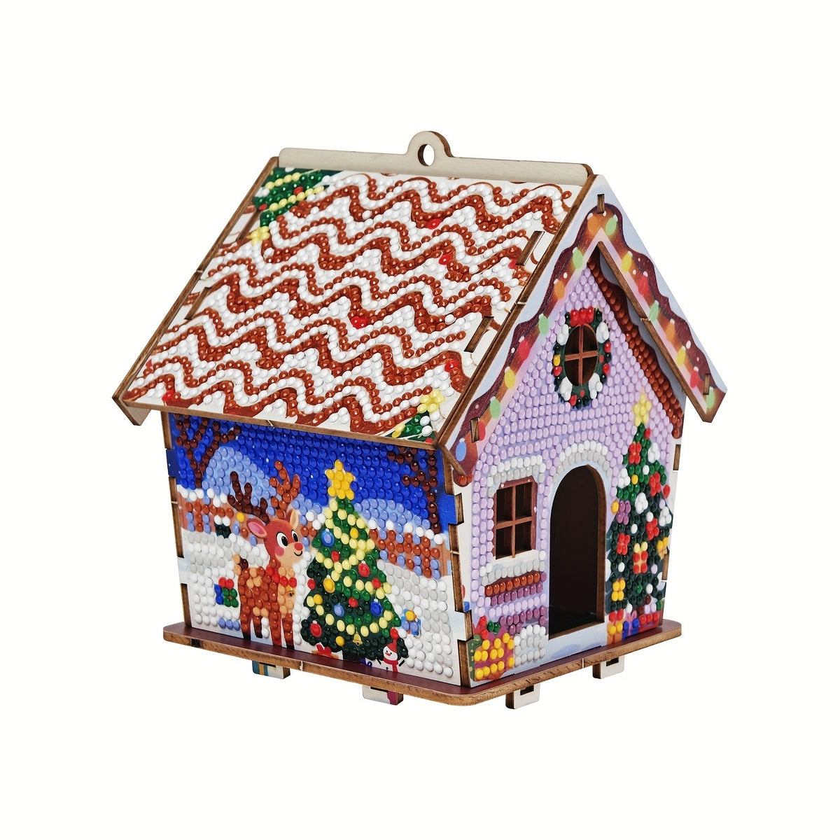 Christmas House | Hanger for the Tree | Diamond Painting