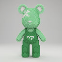 Bear with green overalls | Building blocks