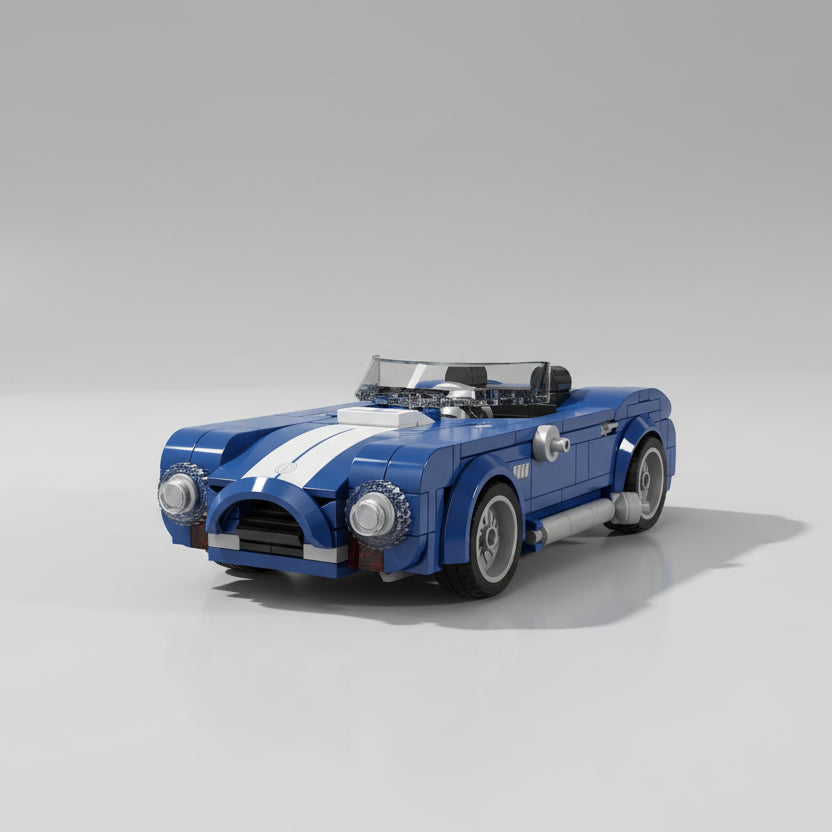 Beautiful blue supercar | Building blocks