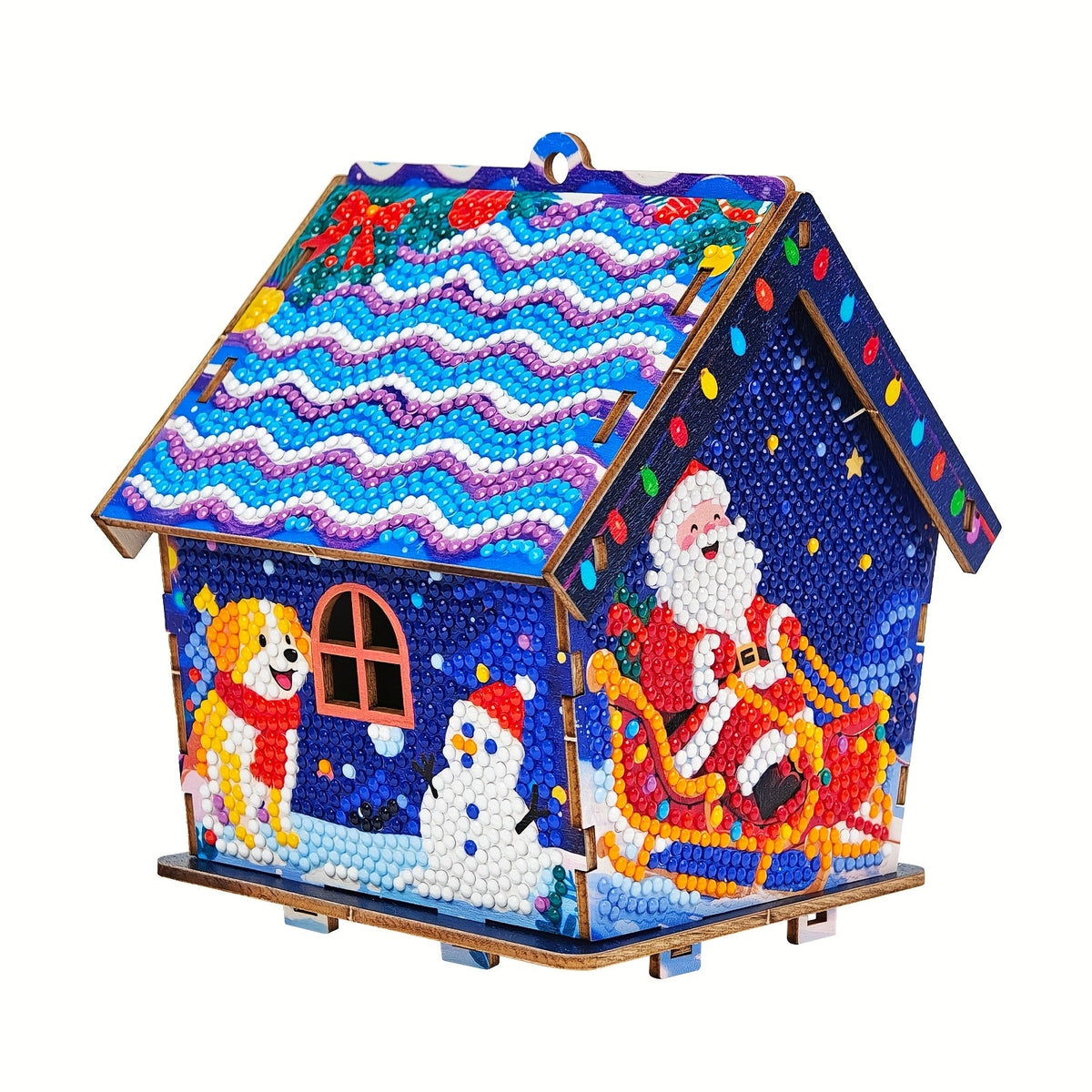 Christmas House | Hanger for the Tree | Diamond Painting