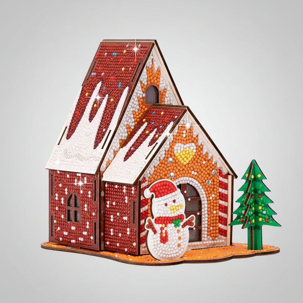 Christmas House | Building Kit | Diamond Painting