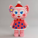 Fox with polka-dot dress | Building bricks