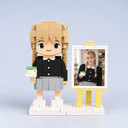 Your Own Photo as a Building Block Figure – 1 Person Personalized | Building Blocks