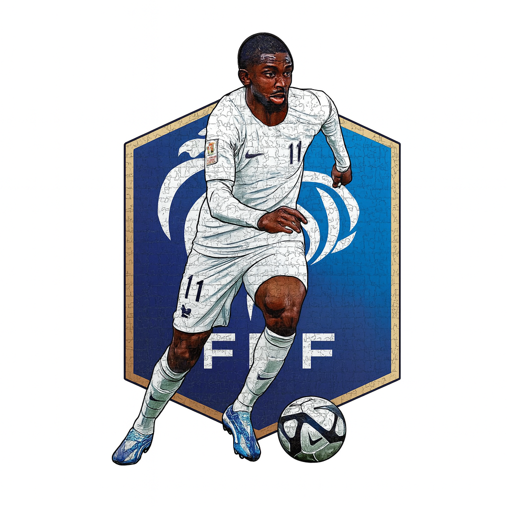 Ousmane Dembélé | Wooden Puzzle