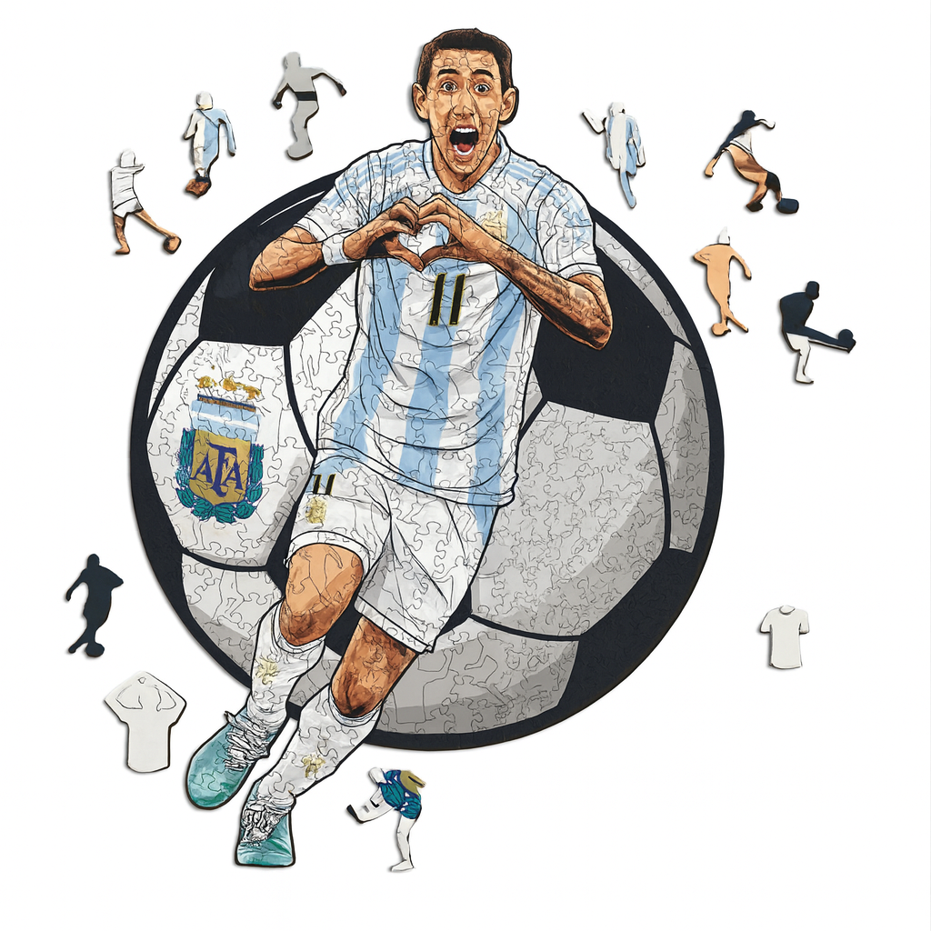 Ángel Di María | Wooden Puzzle